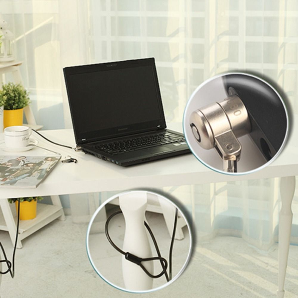 Laptop Lock Cable - 견고한 강철 소재의 노트북 케이블 잠금장치,