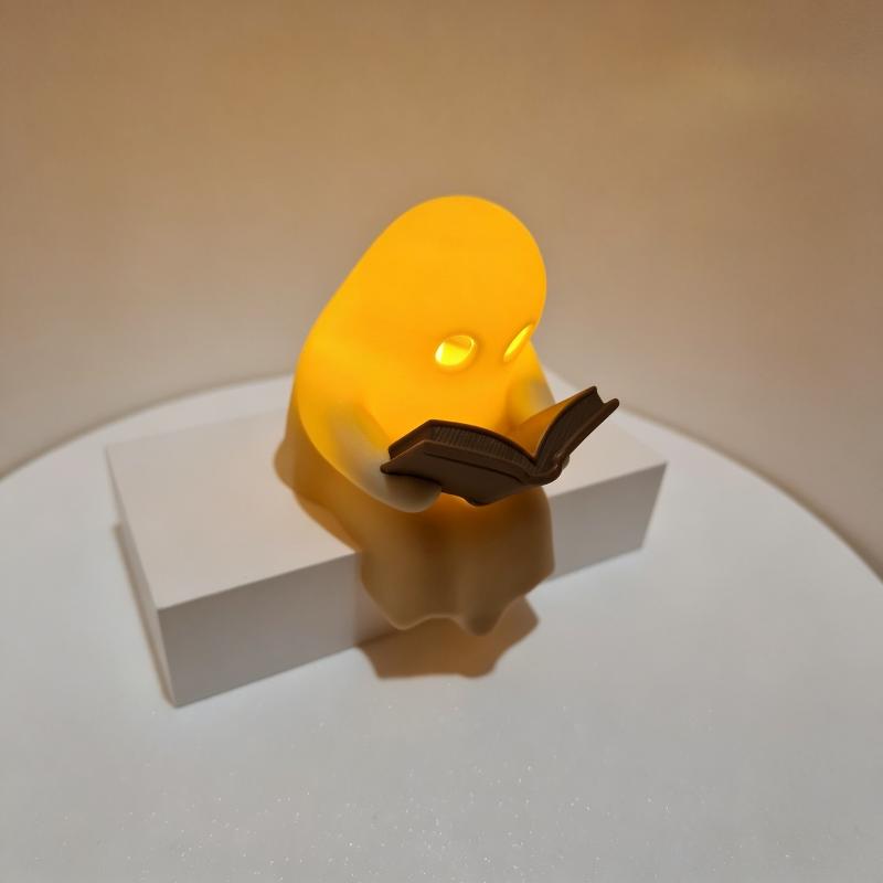 Laptop Accessories Light - 귀여운 유령 독서등 할로윈 LED 무드등
