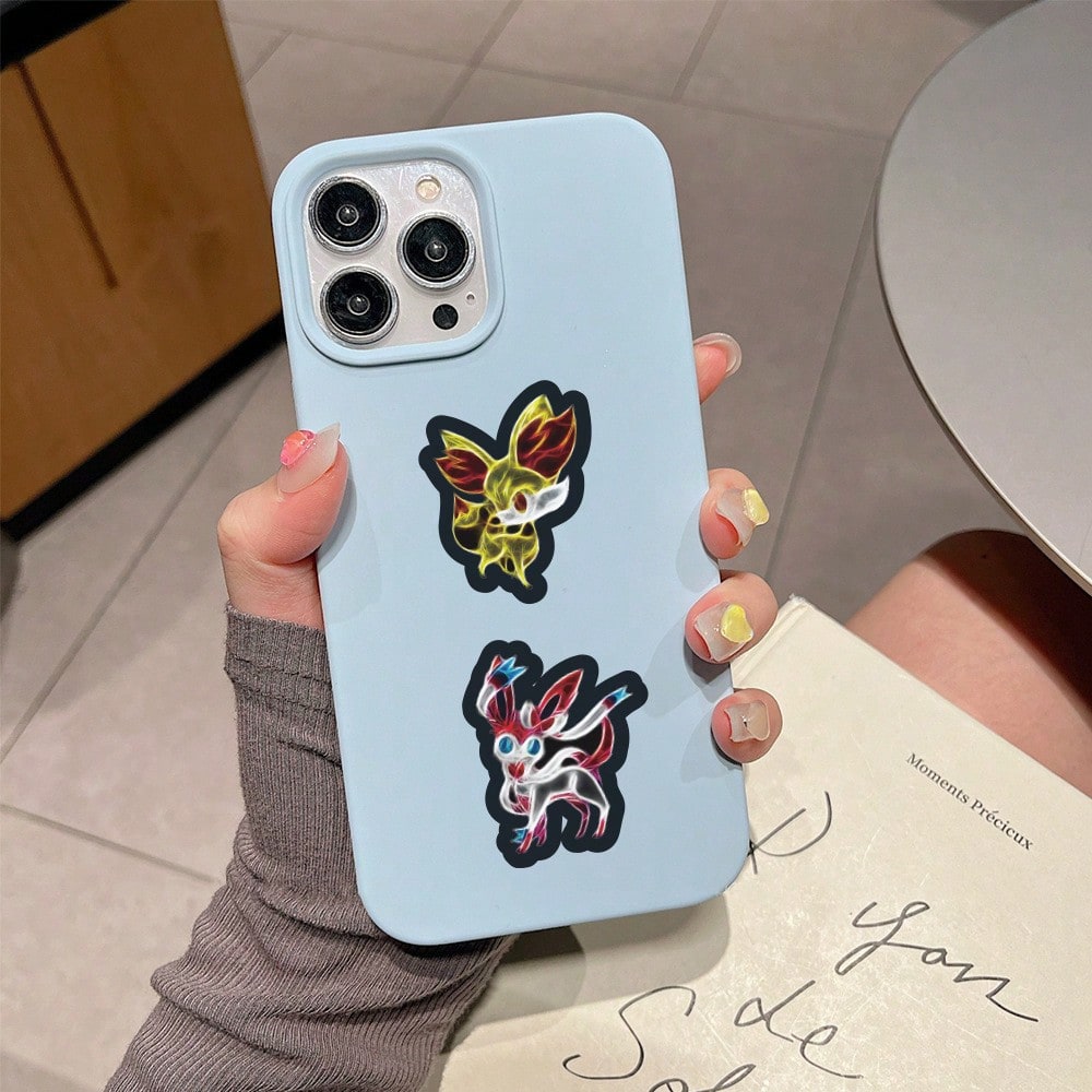 60/100개 네온 라이트 애니메이션 포켓몬 스티커 세 - Laptop Accessories Light 리뷰 및 가격