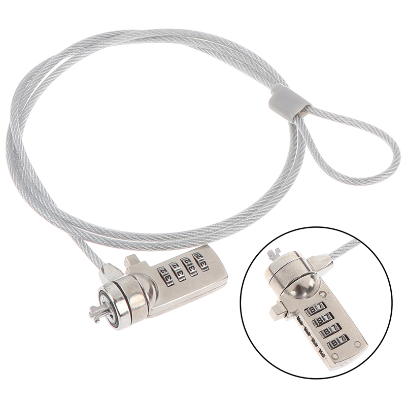 4자리 보안 비밀번호 컴퓨터 잠금 장치 노트북 PC용  - Laptop Lock Cable 리뷰 및 가격