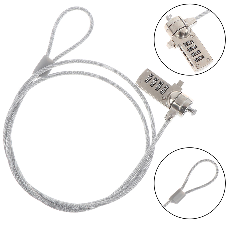 4자리 보안 비밀번호 컴퓨터 잠금 장치 노트북 PC용  - Laptop Lock Cable 리뷰 및 가격