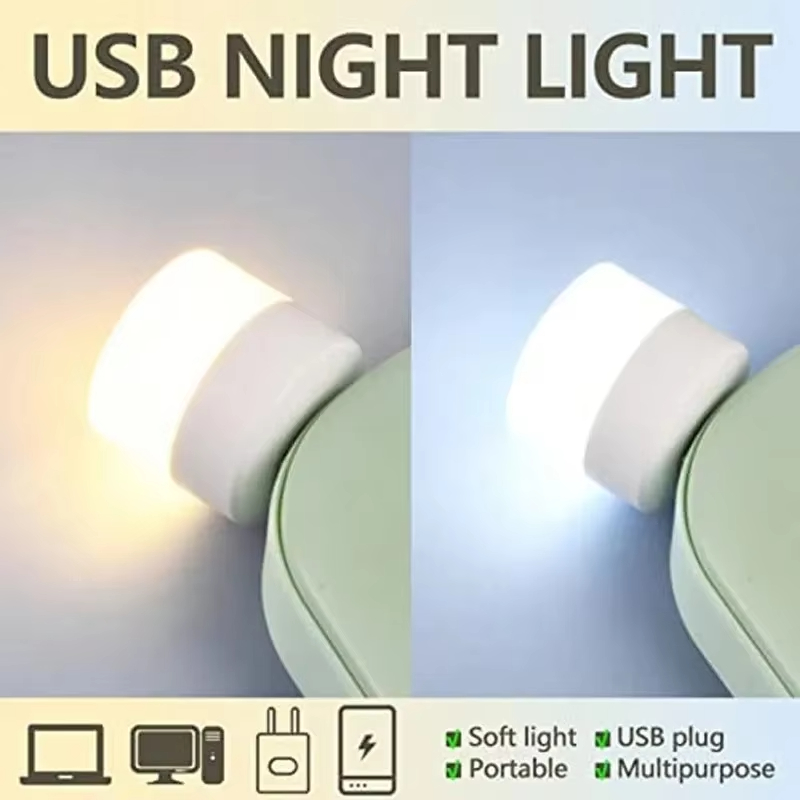 1/20개 미니 USB 야간등 따뜻한 백색 눈 보호 독 - Laptop Accessories Light 리뷰 및 가격