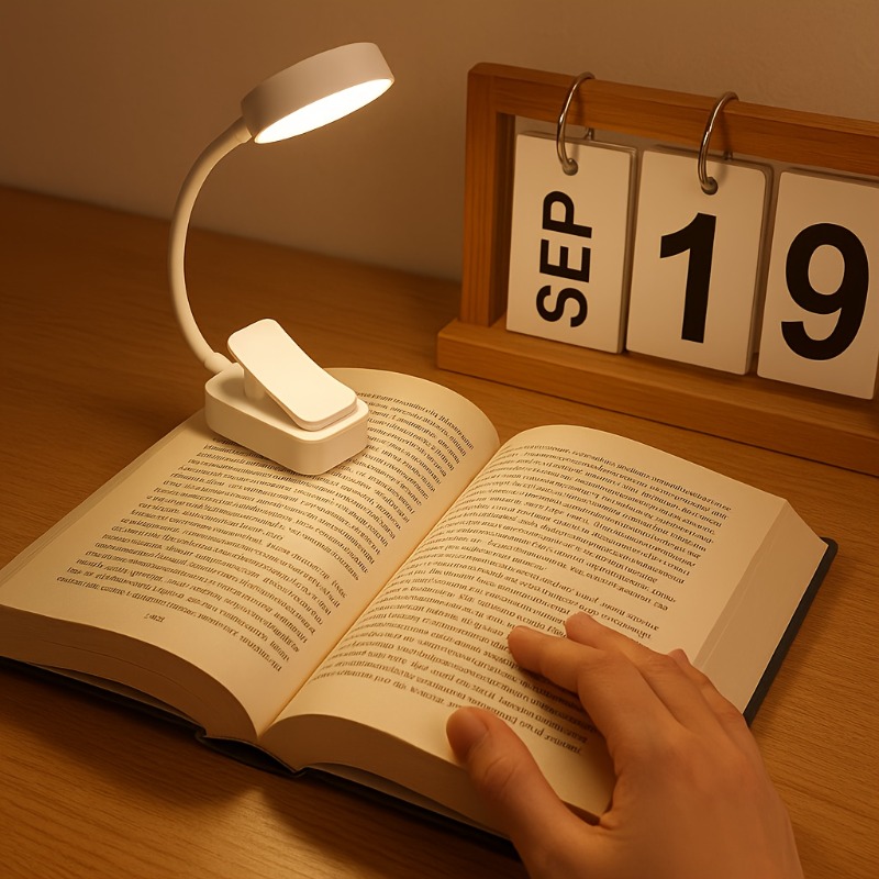 LED 클립형 책 조명 휴대용 독서등 배터리 구동 3색 - Laptop Accessories Light 리뷰 및 가격