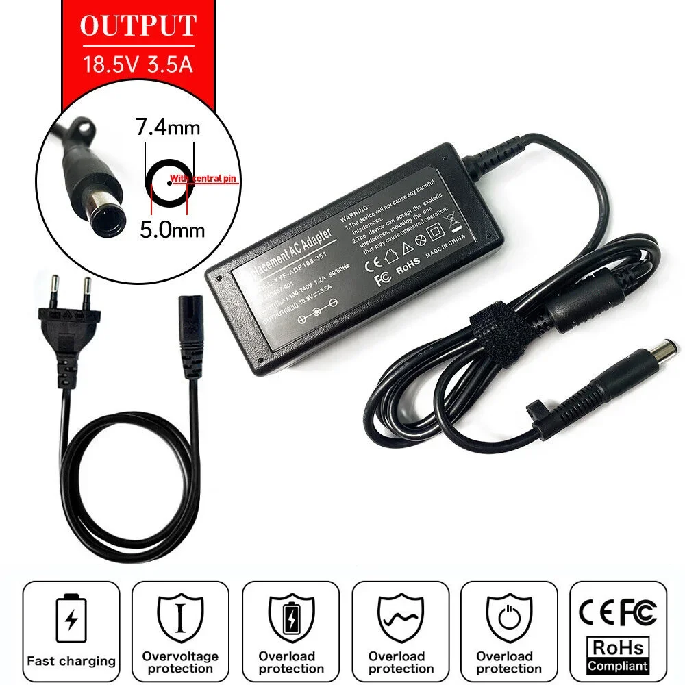 HP Compaq 노트북 AC 어댑터 충전기, 18.5 - Laptop Accessories Shop 리뷰 및 가격