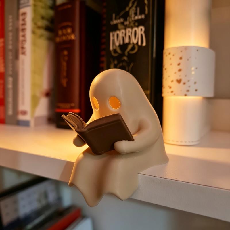 귀여운 유령 독서등 할로윈 LED 무드등 침실 서재 어 - Laptop Accessories Light 리뷰 및 가격