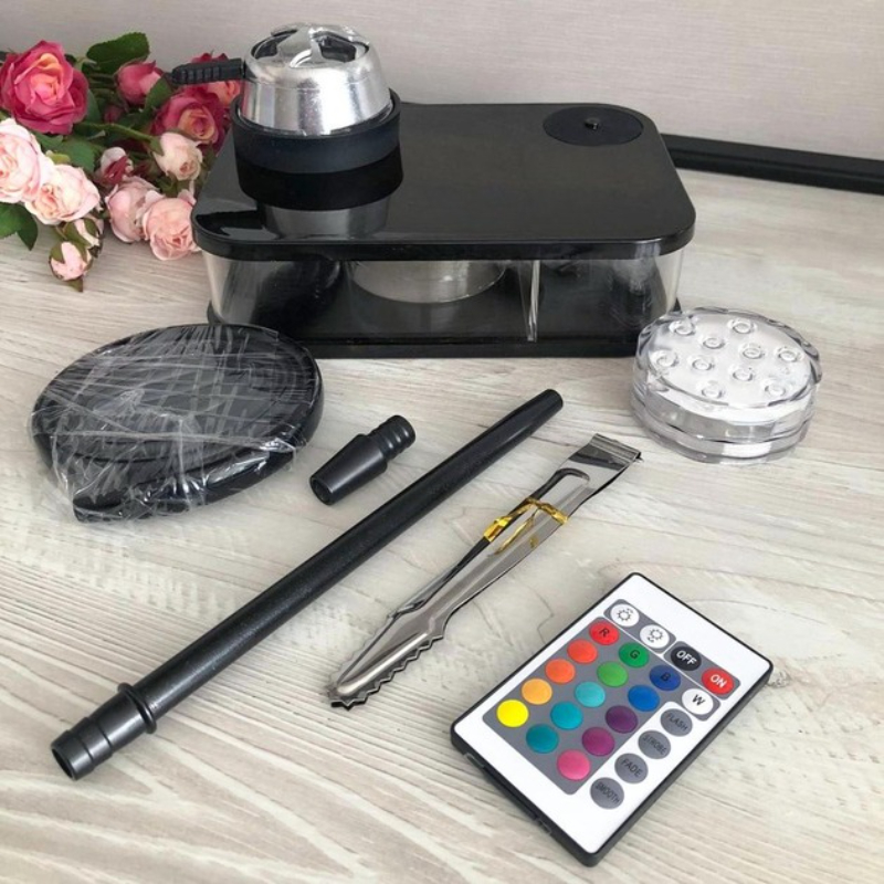 직사각형 물담배 흡연 파이프 세트 Shisha Narg - Laptop Accessories Light 리뷰 및 가격